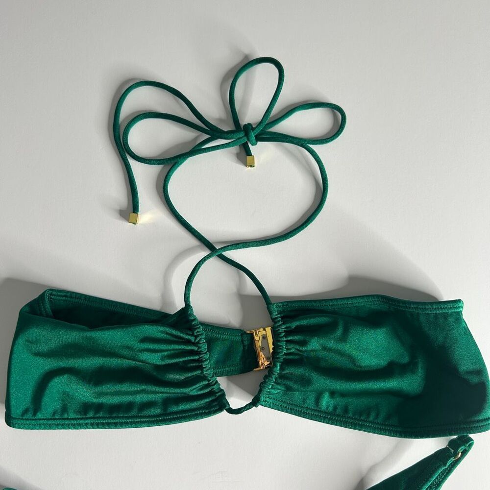 Sommer Swim Emerald Green Two Piece Bikini Set Medium - Picture 6 of 8
